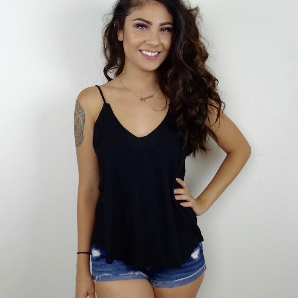 Black Spaghetti Strap Top